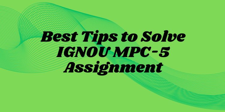 IGNOU MPC-5 Solved Assignment