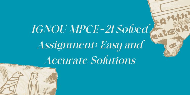 IGNOU MPCE-21 Solved Assignment