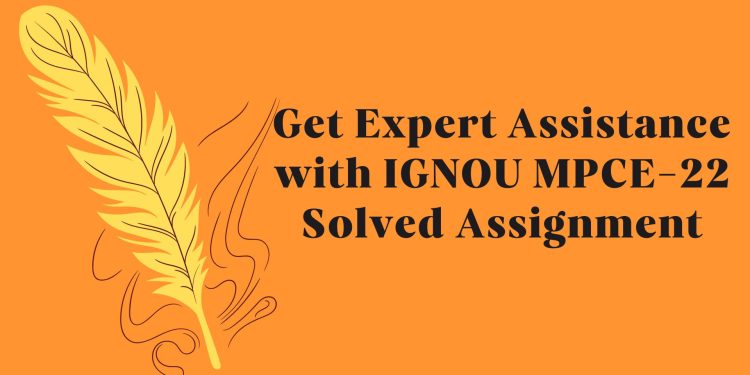 IGNOU MPCE-22 Solved Assignment