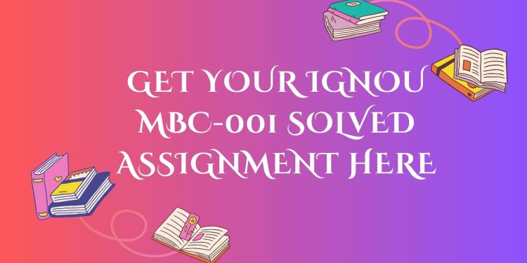 IGNOU MBC-001 Solved Assignment