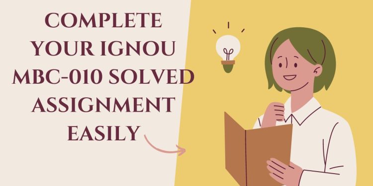 IGNOU MBC-010 Solved Assignment
