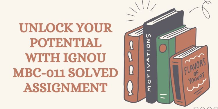 IGNOU MBC-011 Solved Assignment