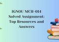 IGNOU MCH-014 Solved Assignment