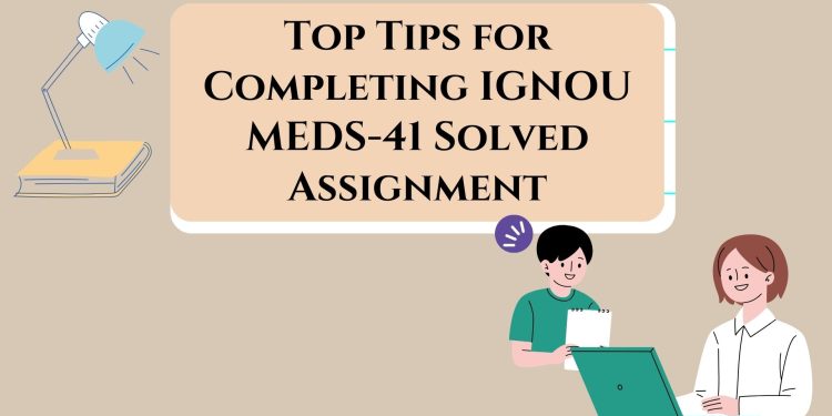 IGNOU MEDS-41 Solved Assignment