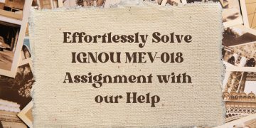 IGNOU MEV-018 Solved Assignment