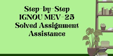 IGNOU MEV-25 Solved Assignment