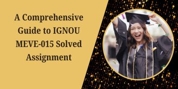 IGNOU MEVE-015 Solved Assignment