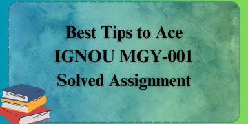 IGNOU MGY-001 Solved Assignment