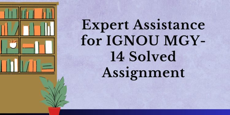 IGNOU MGY-14 Solved Assignment