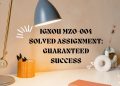 IGNOU MZO-004 Solved Assignment
